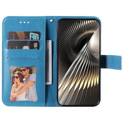 For Xiaomi Redmi Turbo 3 5G / Poco F6 5G Case PU Leather Phone Cover Flower Pattern