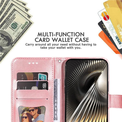 For Xiaomi Redmi Turbo 3 5G / Poco F6 5G Case PU Leather Phone Cover Flower Pattern