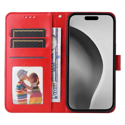 For iPhone 16 Pro Max Case Sunflower Leather Flip Cover Card Holder Stand Cell Accessories