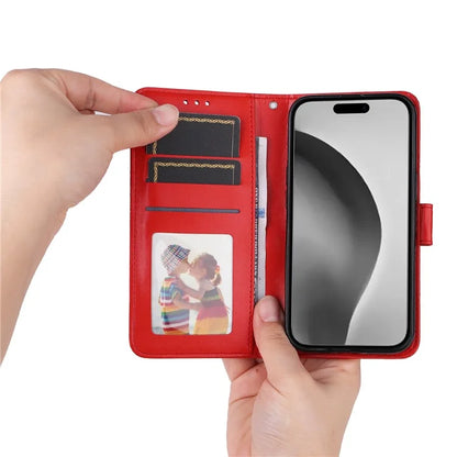 For iPhone 16 Pro Max Case Sunflower Leather Flip Cover Card Holder Stand Cell Accessories