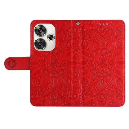 For Xiaomi Redmi Turbo 3 5G / Poco F6 5G Case Sunflower Leather Wallet Phone Folio Cover