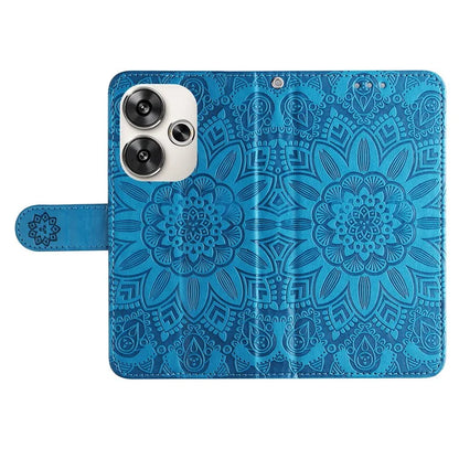 For Xiaomi Redmi Turbo 3 5G / Poco F6 5G Case Sunflower Leather Wallet Phone Folio Cover