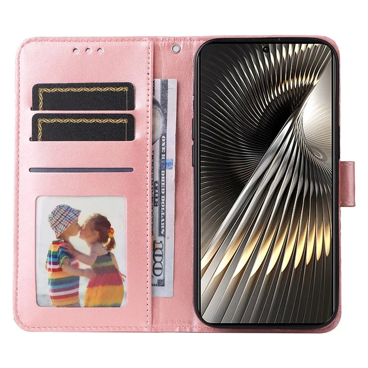 For Xiaomi Redmi Turbo 3 5G / Poco F6 5G Case Sunflower Leather Wallet Phone Folio Cover