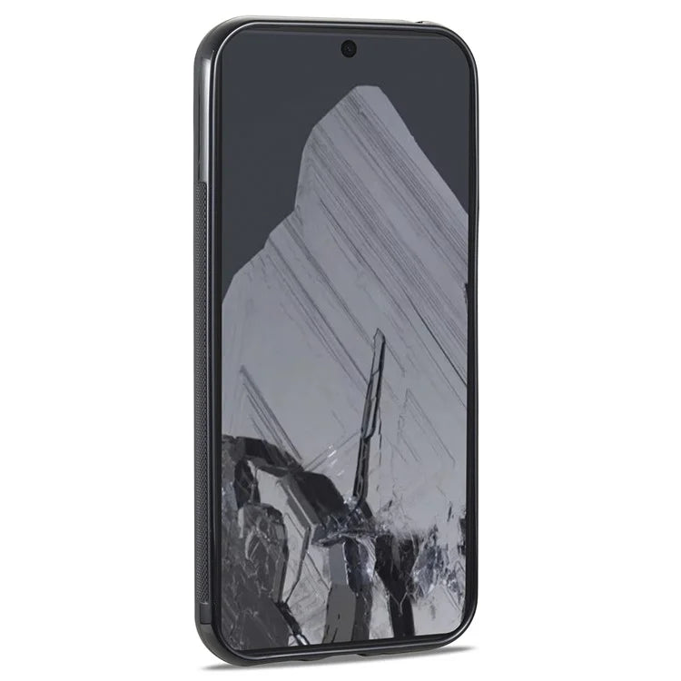 LC.IMEEKE For Google Pixel 9 Pro Case Carbon Fiber Texture Leather Back Cover
