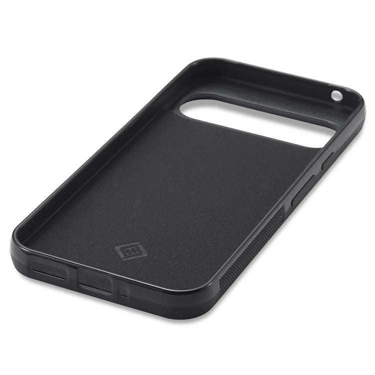 LC.IMEEKE For Google Pixel 9 Pro Case Carbon Fiber Texture Leather Back Cover