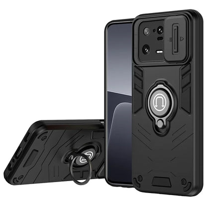 For Xiaomi 13 Pro 5G Case PC+TPU+Metal Kickstand Phone Cover