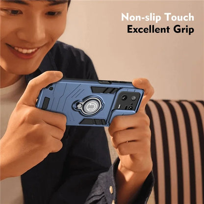 For Xiaomi 13 Pro 5G Case PC+TPU+Metal Kickstand Phone Cover