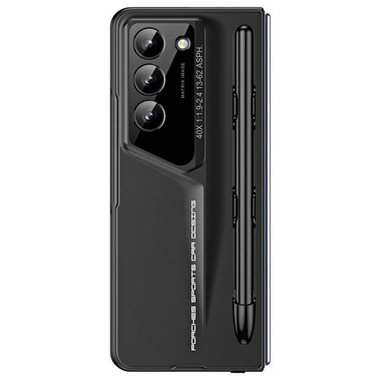 918 Series for Samsung Galaxy Z Fold6 5G Case PC Hard Phone Cover with Tempered Glass Film / Stylus