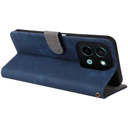 For vivo Y28 4G Case RFID Blocking Leather Phone Cover Horizontal Viewing Stand