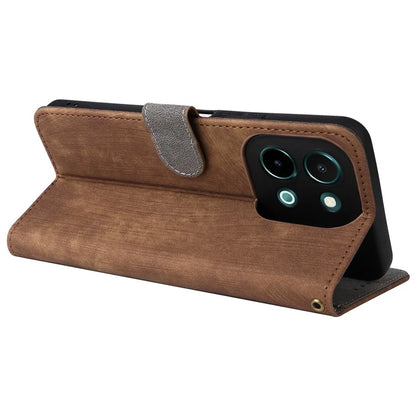 For vivo Y28 4G Case RFID Blocking Leather Phone Cover Horizontal Viewing Stand
