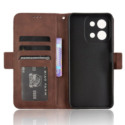 For vivo Y28 4G Leather Phone Cover Multiple Card Slots Folio Purse Shell