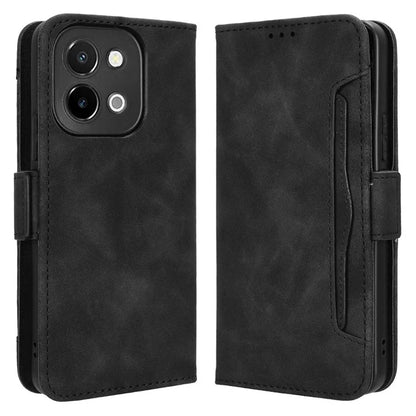 For vivo Y28 4G Leather Phone Cover Multiple Card Slots Folio Purse Shell