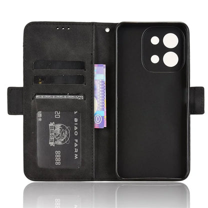 For vivo Y28 4G Leather Phone Cover Multiple Card Slots Folio Purse Shell