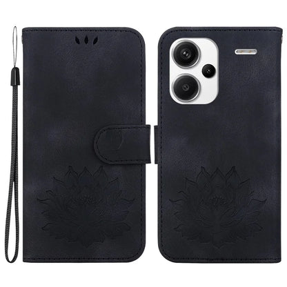 For Xiaomi Redmi Note 13 Pro+ 5G Case Leather Folio Book Stand Phone Cover Lotus Pattern