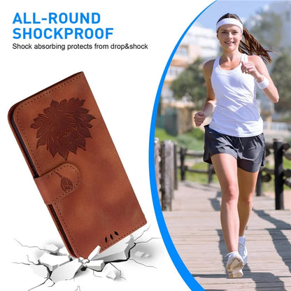 For Xiaomi Redmi Note 13 Pro 5G / Poco X6 5G Case Flip Protective Leather Phone Cover Lotus Imprinted