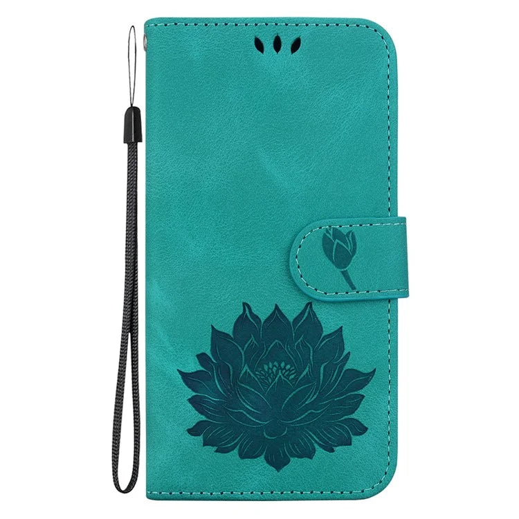 For Xiaomi Redmi Note 13 Pro 5G / Poco X6 5G Case Flip Protective Leather Phone Cover Lotus Imprinted