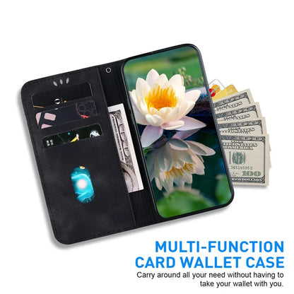 For Xiaomi Redmi Note 13 Pro 5G / Poco X6 5G Case Flip Protective Leather Phone Cover Lotus Imprinted