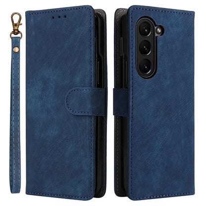 For Samsung Galaxy Z Fold6 5G Case RFID Blocking Leather Phone Cover Viewing Stand