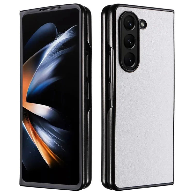 For Samsung Galaxy Z Fold6 5G Case PU Leather+PC Folding Phone Cover