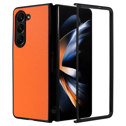 For Samsung Galaxy Z Fold6 5G Case PU Leather+PC Folding Phone Cover