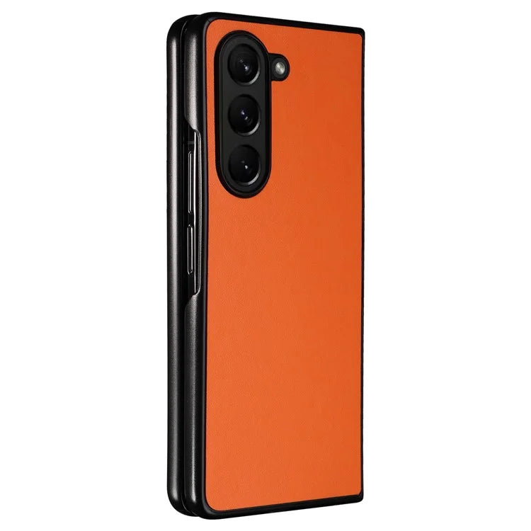 For Samsung Galaxy Z Fold6 5G Case PU Leather+PC Folding Phone Cover
