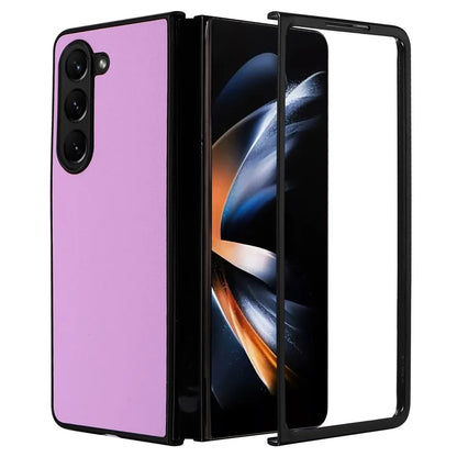 For Samsung Galaxy Z Fold6 5G Case PU Leather+PC Folding Phone Cover