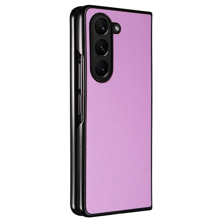 For Samsung Galaxy Z Fold6 5G Case PU Leather+PC Folding Phone Cover