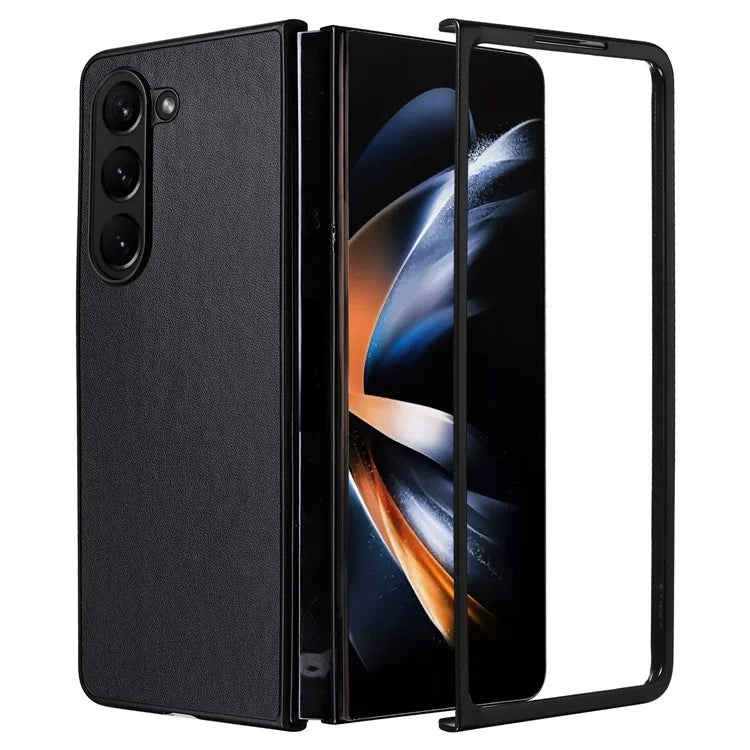 For Samsung Galaxy Z Fold6 5G Case PU Leather+PC Folding Phone Cover