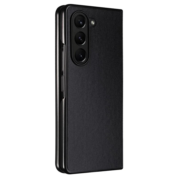 For Samsung Galaxy Z Fold6 5G Case PU Leather+PC Folding Phone Cover