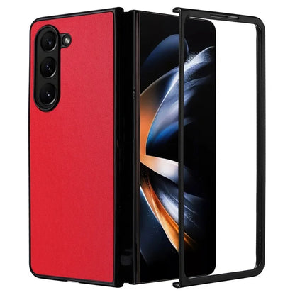 For Samsung Galaxy Z Fold6 5G Case PU Leather+PC Folding Phone Cover