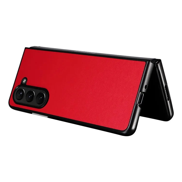 For Samsung Galaxy Z Fold6 5G Case PU Leather+PC Folding Phone Cover