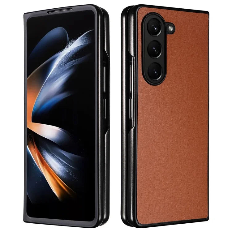 For Samsung Galaxy Z Fold6 5G Case PU Leather+PC Folding Phone Cover