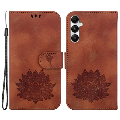 For Samsung Galaxy A05s 4G Case PU Leather Wallet Stand Lotus Phone Cover