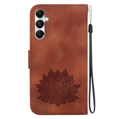 For Samsung Galaxy A05s 4G Case PU Leather Wallet Stand Lotus Phone Cover