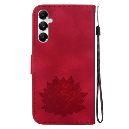 For Samsung Galaxy A05s 4G Case PU Leather Wallet Stand Lotus Phone Cover