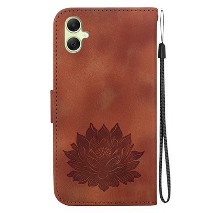 For Samsung Galaxy A05 4G Wallet Case Leather Flip Phone Cover Lotus Pattern