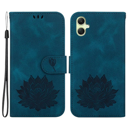 For Samsung Galaxy A05 4G Wallet Case Leather Flip Phone Cover Lotus Pattern