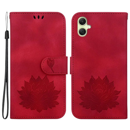 For Samsung Galaxy A05 4G Wallet Case Leather Flip Phone Cover Lotus Pattern