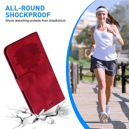 For Samsung Galaxy A05 4G Wallet Case Leather Flip Phone Cover Lotus Pattern