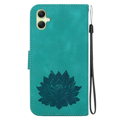 For Samsung Galaxy A05 4G Wallet Case Leather Flip Phone Cover Lotus Pattern