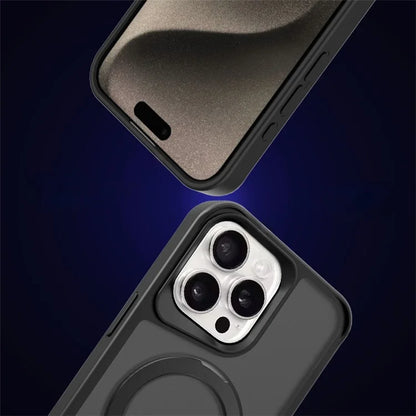 For iPhone 14 Pro Case Compatible with MagSafe Ring Kickstand PC+TPU Phone Cover