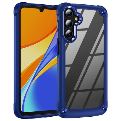 For Samsung Galaxy A55 5G Case TPU Frame Clear PC Back Phone Cover
