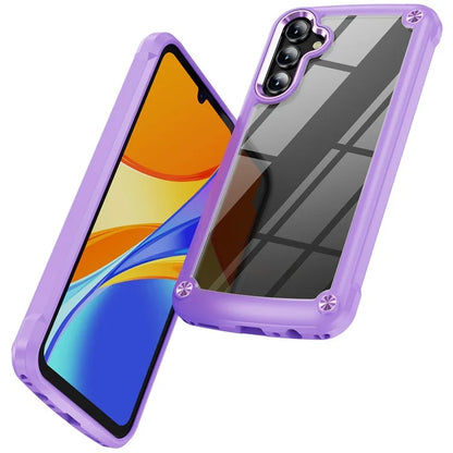 For Samsung Galaxy A55 5G Case TPU Frame Clear PC Back Phone Cover