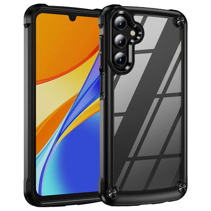For Samsung Galaxy A55 5G Case TPU Frame Clear PC Back Phone Cover