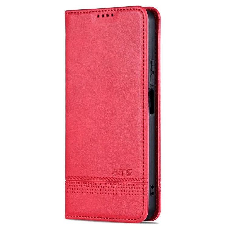 AZNS For Xiaomi Redmi 13 4G / Redmi Note 13R 5G Leather Phone Case Magnetic Auto Closing