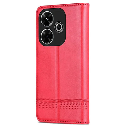 AZNS For Xiaomi Redmi 13 4G / Redmi Note 13R 5G Leather Phone Case Magnetic Auto Closing