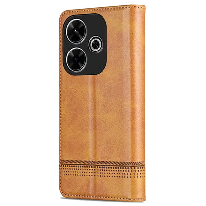 AZNS For Xiaomi Redmi 13 4G / Redmi Note 13R 5G Leather Phone Case Magnetic Auto Closing