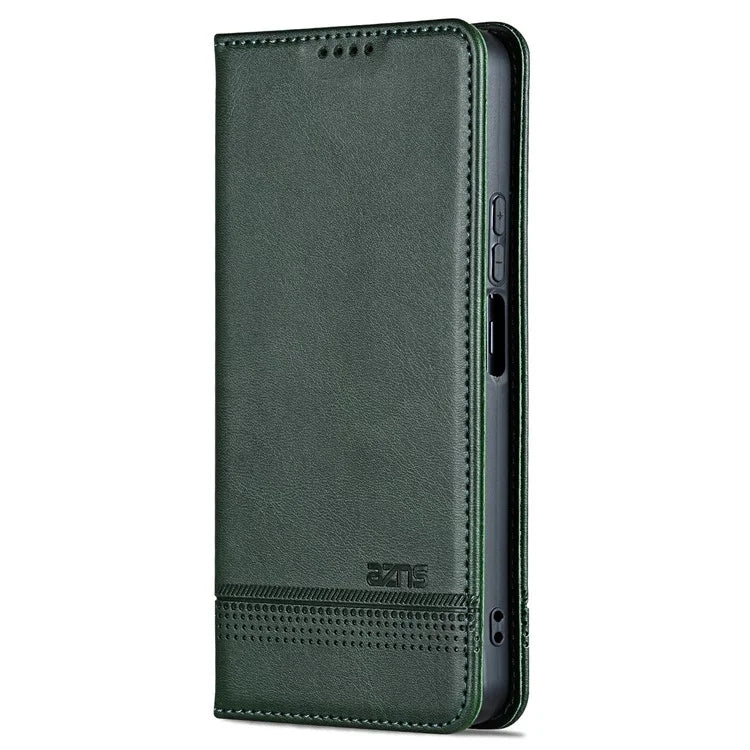 AZNS For Xiaomi Redmi 13 4G / Redmi Note 13R 5G Leather Phone Case Magnetic Auto Closing