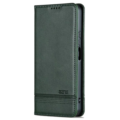 AZNS For Xiaomi Redmi 13 4G / Redmi Note 13R 5G Leather Phone Case Magnetic Auto Closing