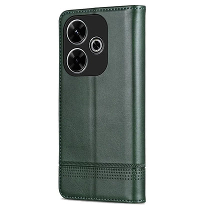 AZNS For Xiaomi Redmi 13 4G / Redmi Note 13R 5G Leather Phone Case Magnetic Auto Closing